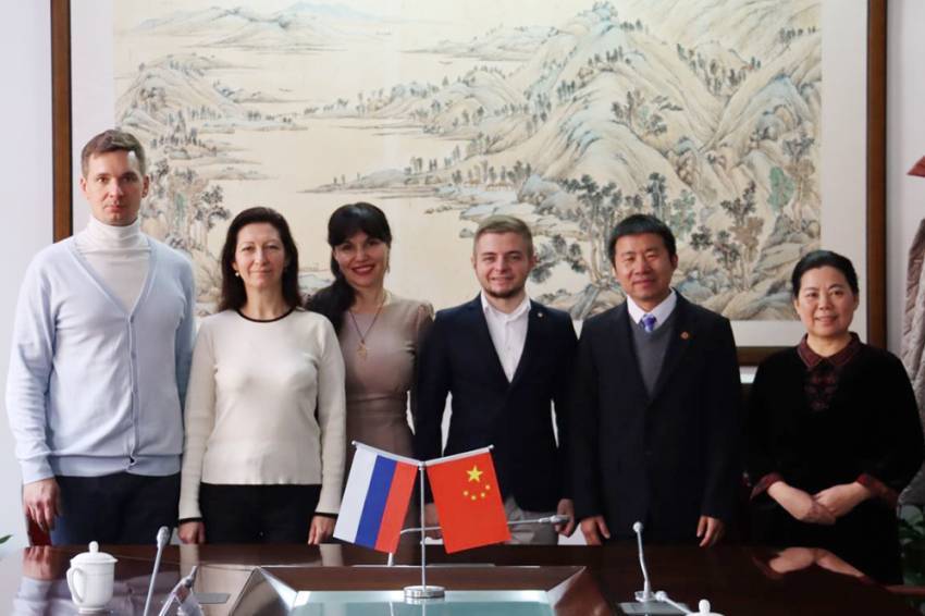 Belgorod State University develop cooperation with a partner university in China